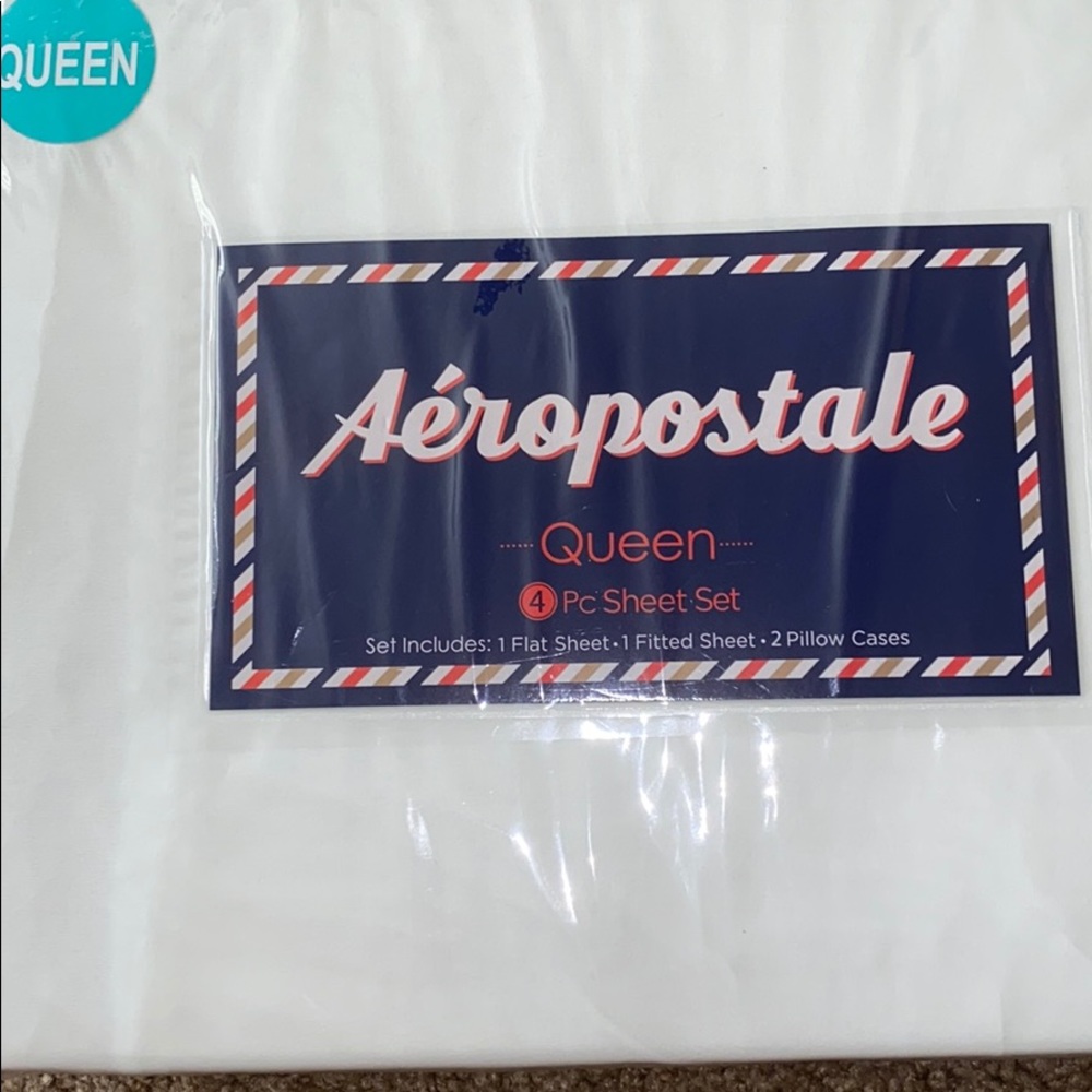 Aeropostale Queen Sheet Set, BRAND NEW!